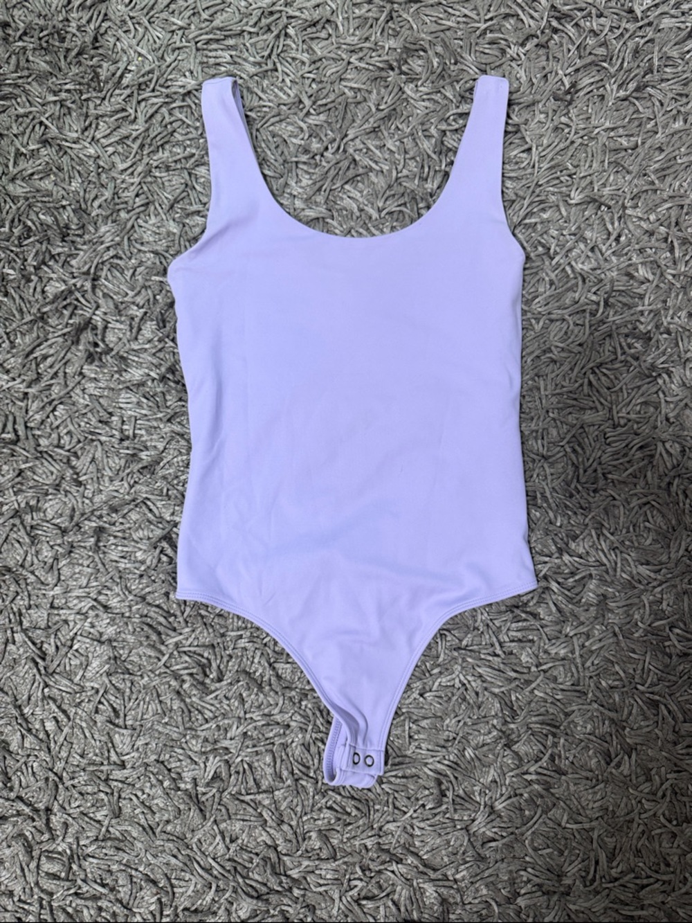 Express Lavender Scoop Neck Bodysuit